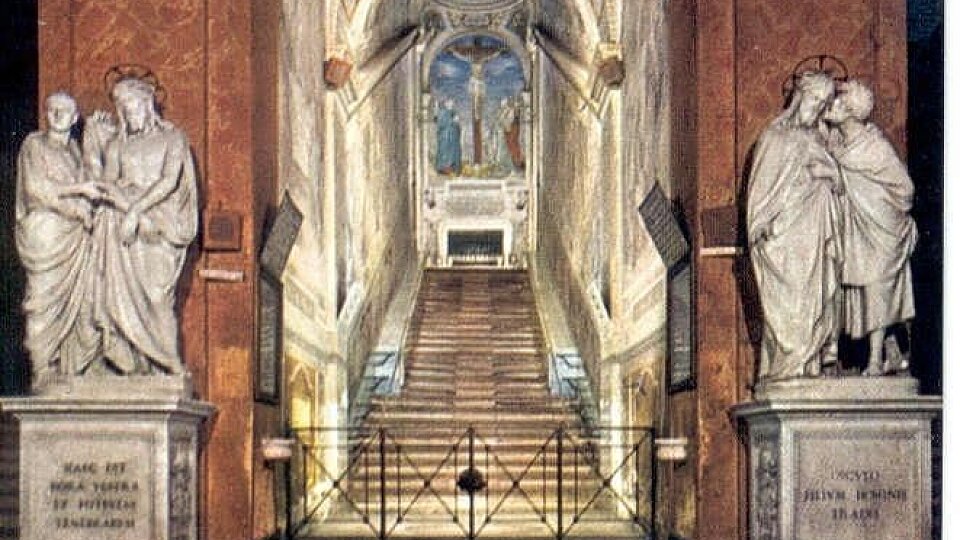 the holy stairs rome